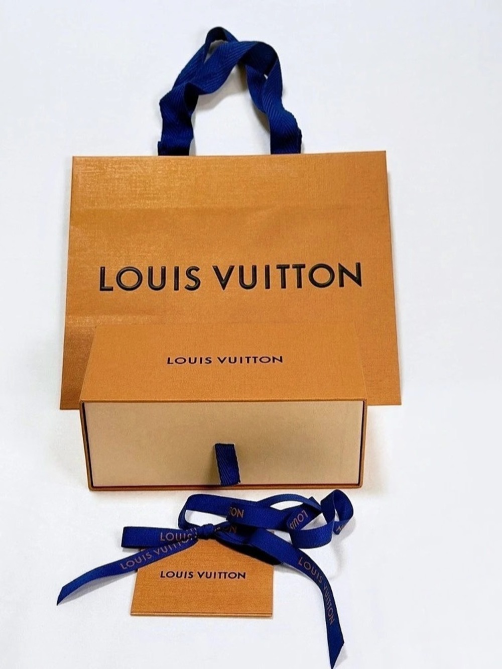 Authentic Louis Vuitton Empty Sunblasses Gift Box Bag Ribbon Booklet Full Set